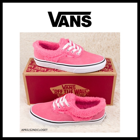 vans authentic pink suede